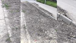 Тротуар перед Центром охран материнства и детства раскопали и оставили, - горожанин