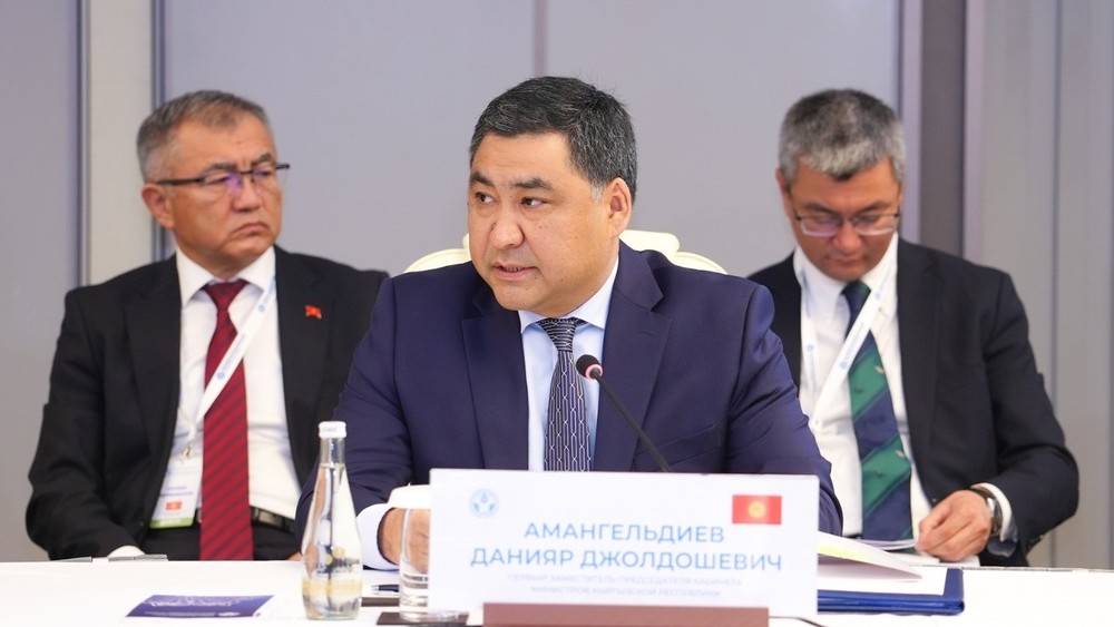 первый зампред Кабмина КР Данияр Амангельдиев