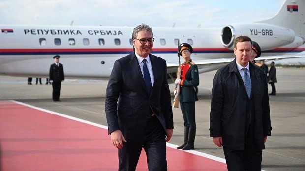 Президент Сербии Александр Вучич прибыл в Москву
