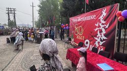 Парад Победы устроили в селе Кара-Коо на Иссык-Куле. Фото