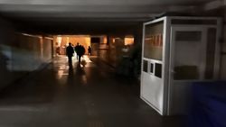 В подземке на Чуй—Советской нет освещения. Фото
