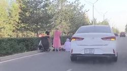 «Соната» сбила мальчика на Жукеева-Пудовкина. Видео с места аварии