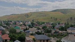 На панораме после сильного ветра сорвало флаг. Фото горожанки