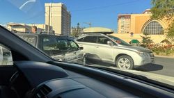 На Юнусалиева утром произошло ДТП. Фото