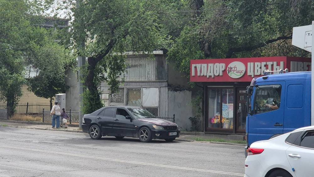 Водитель «Тойоты» проехал на встречке, припарковался, включил аварийку и ушел на 10 минут. Видео