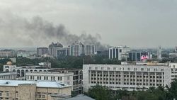 В районе Востока-5 что-то горит. Фото горожанина