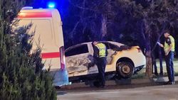 На Южной магистрали взорвалась и сгорела машина