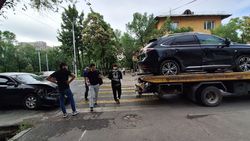 На проспекте Ч.Айтматова произошло ДТП