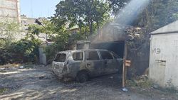 В Юг-2 ночью снова горел сгоревший прошлой ночью гараж с машиной, - горожанин