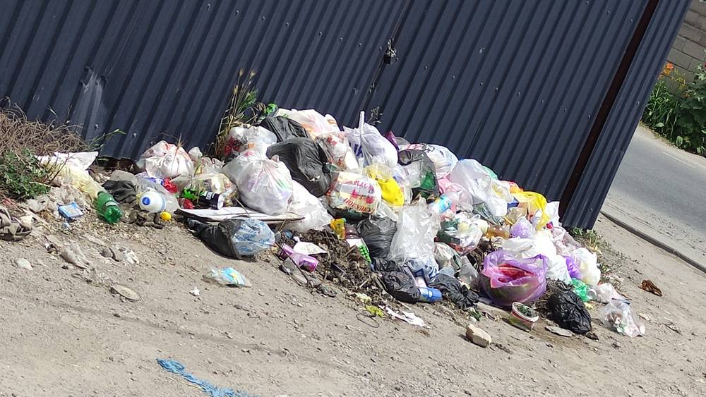 Мусор на ул.Кривоносова. Фото