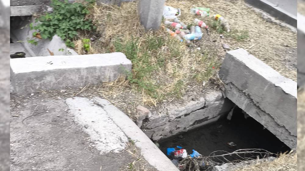 «Тазалык» убрал мусор на Джунусалиева—Сухомлинова. Фото мэрии
