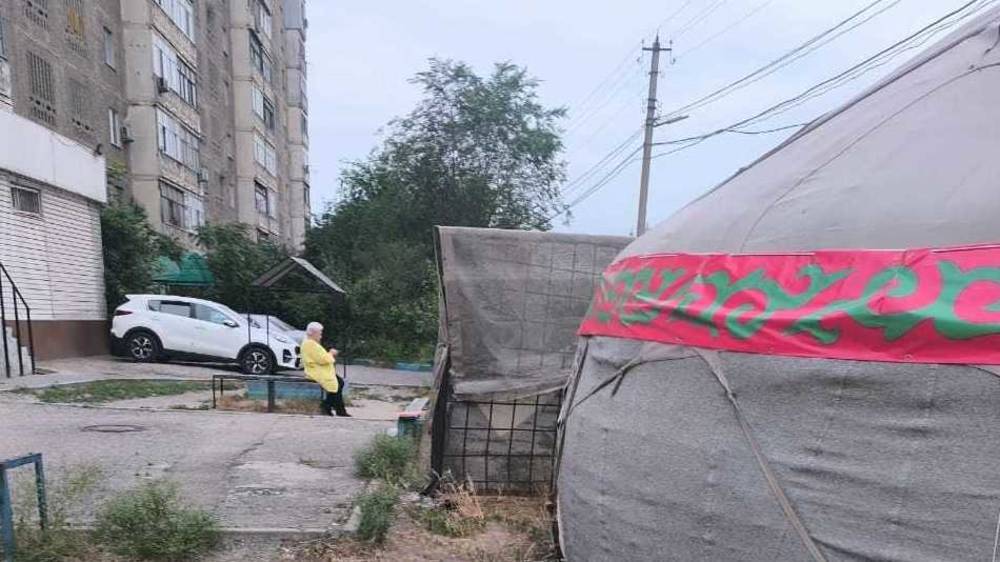 Юрту в Көк-Жаре должны демонтировать, - мэрия