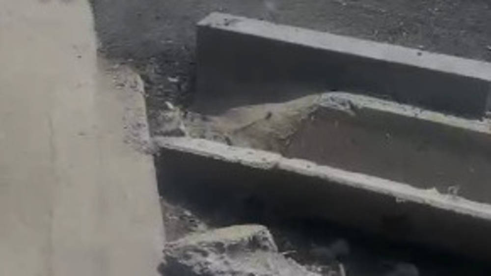 Горожанин интересуется, зачем на улице Туголбой Ата построили арык без продолжения