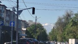 На Токтогула—Уметалиева не работает светофор. Фото