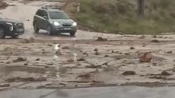 В Ысык-Атинском районе сошли селевые потоки. Видео