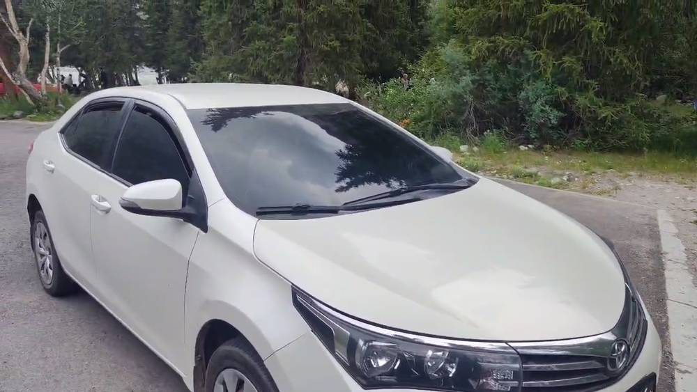 Автомобиль Вооруженных сил припаркован на территории парка «Ала-Арча». Видео
