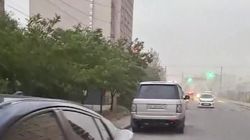 Сильный ветер в Бишкеке. Видео жителя Джала