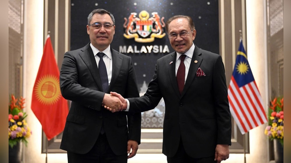 Президент КР Садыр Жапаров и премьер-министр Малайзии Анвар Ибрагим