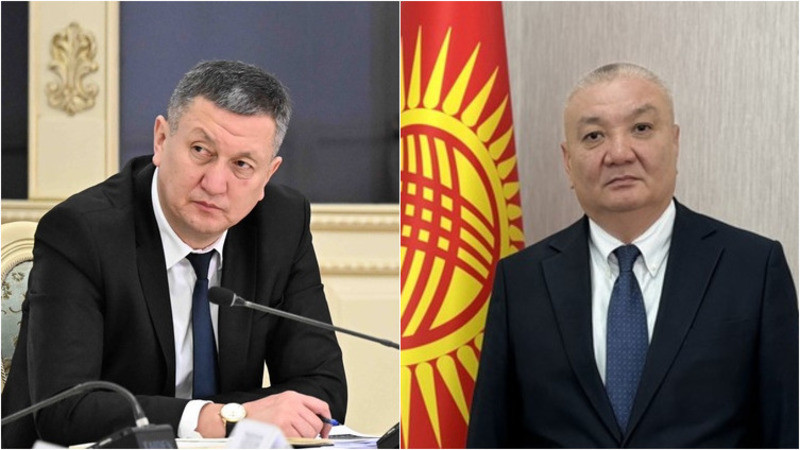 (слева-направо) Алмаз Жээналиев, Нурлан Жумаев