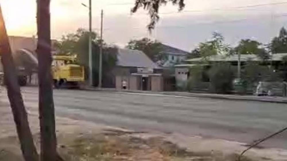 Еще один участок дороги по Ахунбаева закрыли на ремонт. Видео