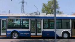 В Бишкеке замечен троллейбус, переделанный в электробус. Видео