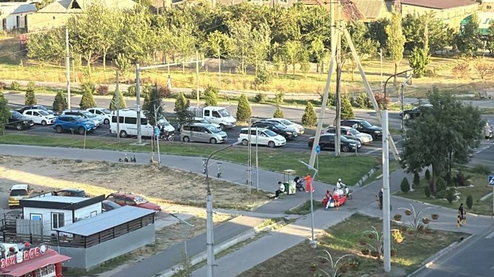Огромные пробки в Джале. Видео горожанина