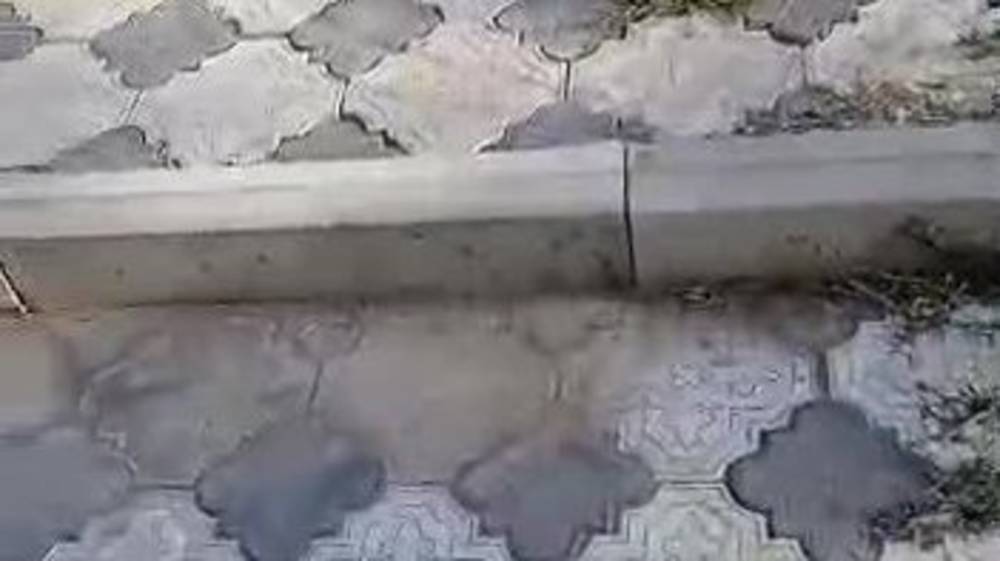 Тротуар возле ЗАГСа отремонтировали. Видео горожанки
