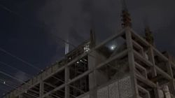Шум от стройки на Огонбаева в полночь. Видео жителя