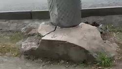 На Ахунбаева не доделали тротуар. Фото и видео