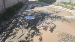 Жители Джала просят отремонтировать дорогу. Фото и видео горожанина