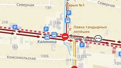 Водитель показал уровень пробок на проспекте Победы в Лебединовке