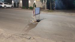 На ул.Асаналиева просел асфальт, образовалась яма. Ответ мэрии