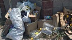 Жители Новопавловки сообщили, что мусор не вывозится неделями