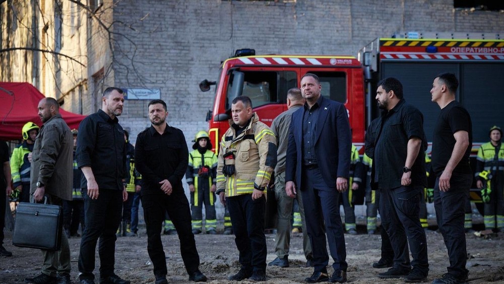 На месте одного из пострадавших объектов