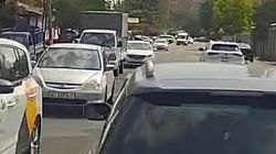 Машина МВД создала аварийную ситуацию. Видео