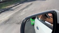 Как выглядит асфальт на Алматинке. Видео