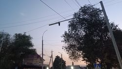 На Салиевой не горят фонари. Фото
