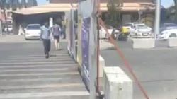 Дорогу по Дэн Сяопина закрыли, но работы не ведутся. Видео горожанина