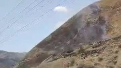 В Бооме горит сухотравье. Видео
