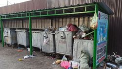 Житель Восток-5 жалуется на горожан, которые бросают мусор рядом с баками. Фото Житель Восток-5 жалуется на горожан, которые бросают мусор рядом с баками. Фото