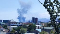 В селе Көк-Жар что-то горит. Видео горожанина