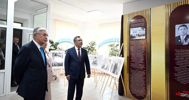 Presidents of Kazakhstan and Kyrgyzstan visit school named after Kemel Tokayev in Bishkek