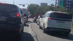 По всей ул.Анкара асфальт поплыл волнами. Фото горожанина