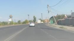 Дорога по Льва Толстого возле ТЭЦ сужается. Видео горожанина