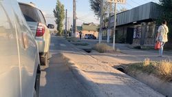 На Алыкулова асфальт деформировался. Ответ мэрии