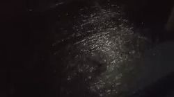 Дорогу по Южной магистрали затопило. Видео