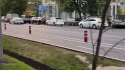 Как в Алматы. Горожанин предлагает огородить велодорожку от проезжей части. Видео