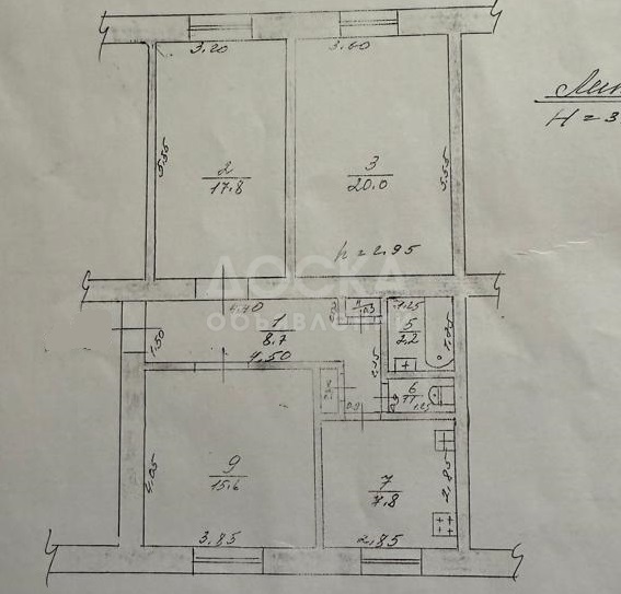 Продаю 3-комнатную квартиру, 74кв. м., этаж - 1/3, Ч.Айтматова.