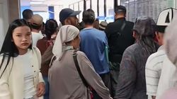 Очередь за талонами в Минздраве. Видео горожанки