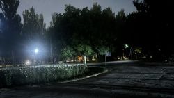 В парке им.Даира Асанова не работает освещение. Фото